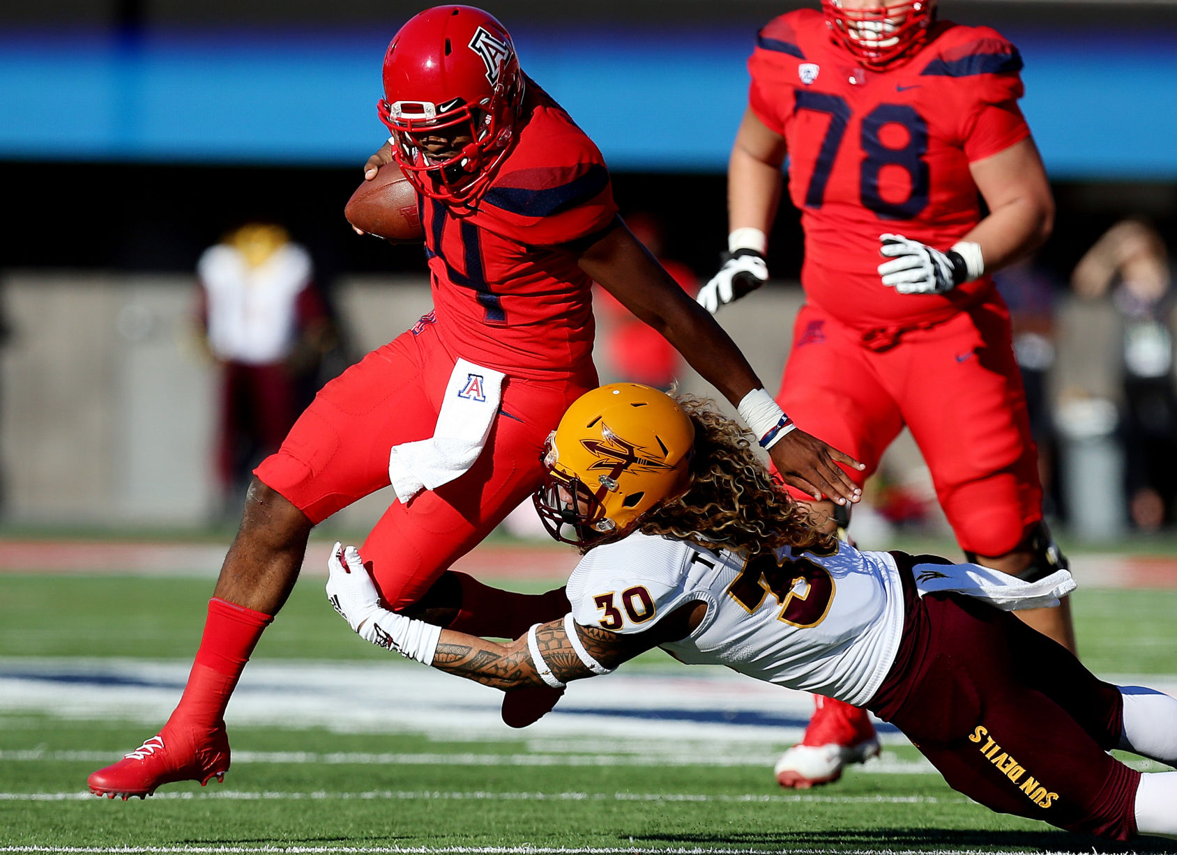 Arizona Wildcats vs. Arizona State Sun Devils in the 2018 Territorial Cup (copy)